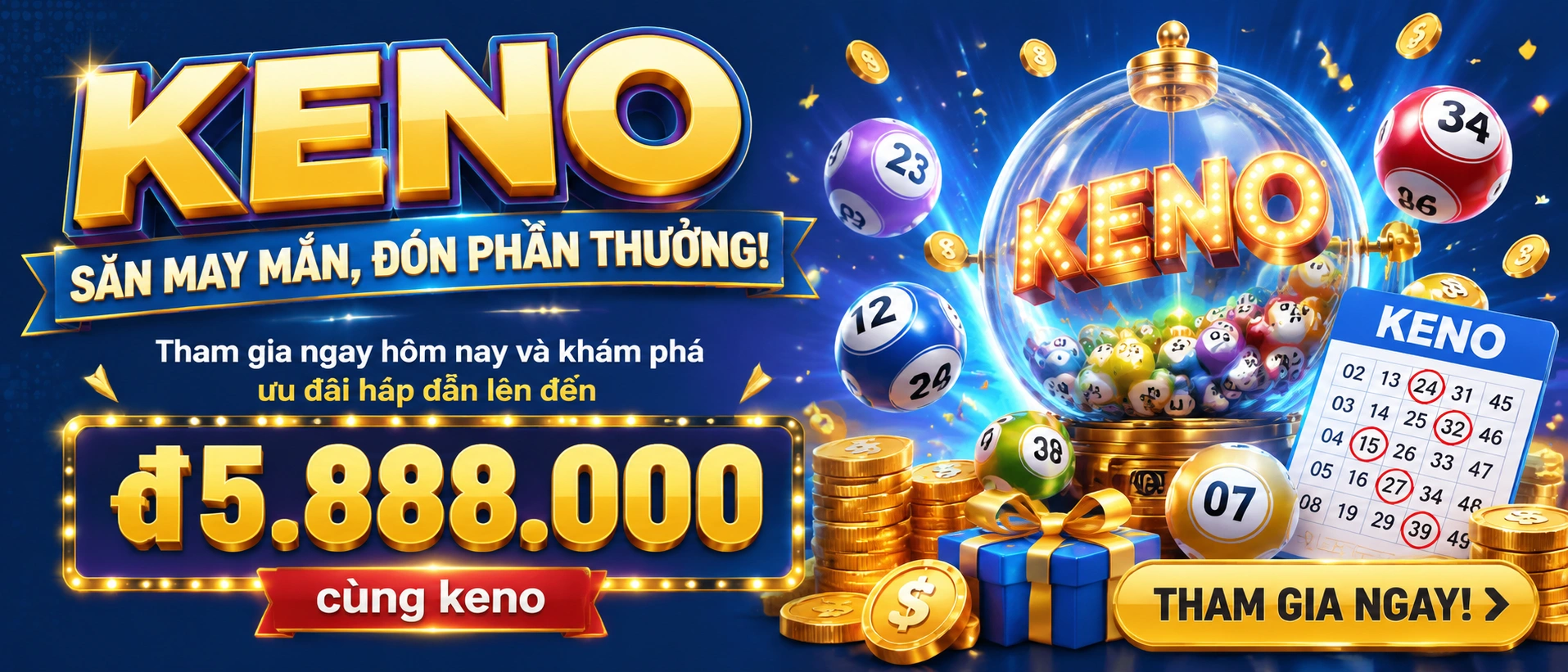 Keno slot game image